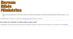 Desktop Screenshot of berean.org