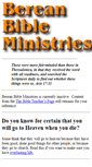 Mobile Screenshot of berean.org