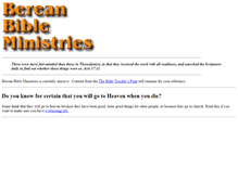 Tablet Screenshot of berean.org